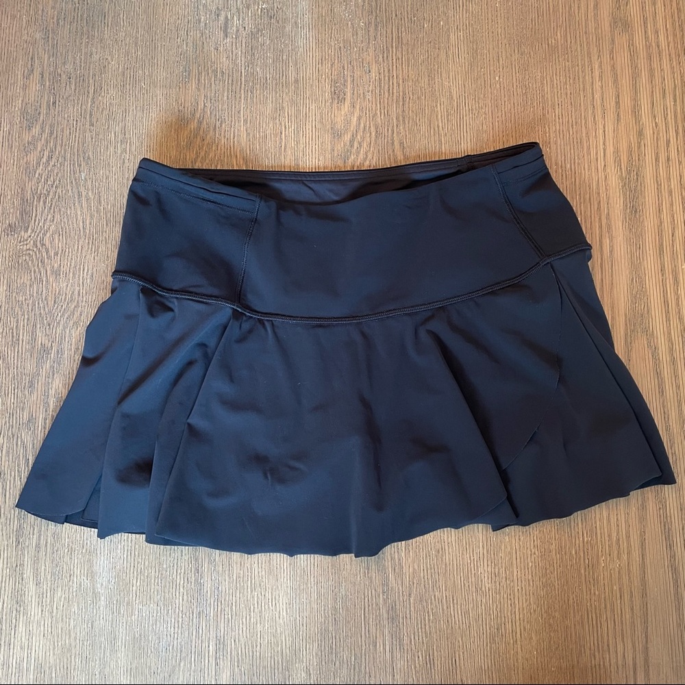 Lulu Lemon Tennis Skirt Black